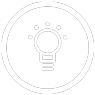 White Skill Icon Creative Ideation | Chris Ward